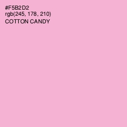 #F5B2D2 - Cotton Candy Color Image