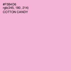 #F5B4D6 - Cotton Candy Color Image