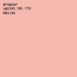 #F5B9AF - Melon Color Image