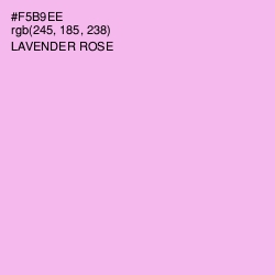 #F5B9EE - Lavender Rose Color Image
