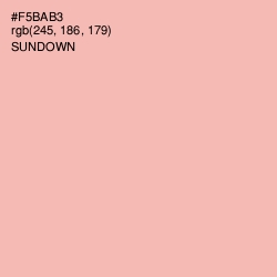 #F5BAB3 - Sundown Color Image