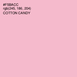 #F5BACC - Cotton Candy Color Image