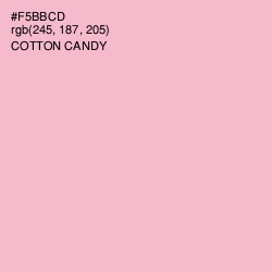 #F5BBCD - Cotton Candy Color Image