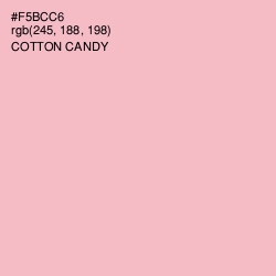 #F5BCC6 - Cotton Candy Color Image