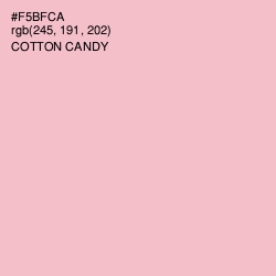 #F5BFCA - Cotton Candy Color Image