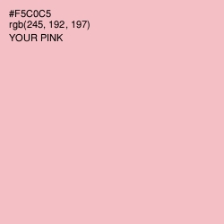 #F5C0C5 - Your Pink Color Image