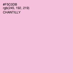 #F5C0DB - Chantilly Color Image