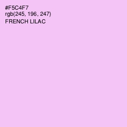 #F5C4F7 - French Lilac Color Image