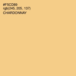 #F5CD89 - Chardonnay Color Image