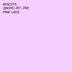 #F5CFFE - Pink Lace Color Image