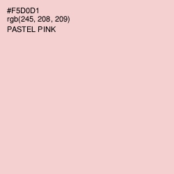 #F5D0D1 - Pastel Pink Color Image