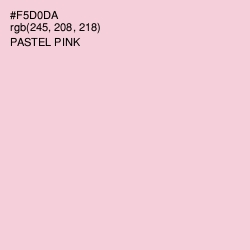 #F5D0DA - Pastel Pink Color Image