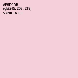 #F5D0DB - Vanilla Ice Color Image