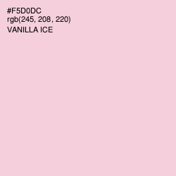 #F5D0DC - Vanilla Ice Color Image