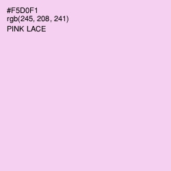 #F5D0F1 - Pink Lace Color Image