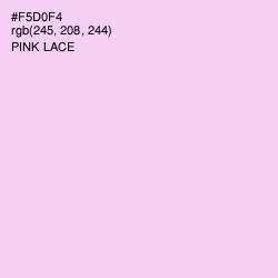 #F5D0F4 - Pink Lace Color Image