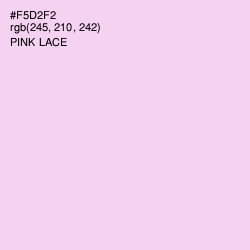 #F5D2F2 - Pink Lace Color Image
