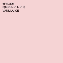 #F5D3D5 - Vanilla Ice Color Image