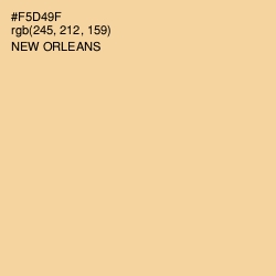 #F5D49F - New Orleans Color Image