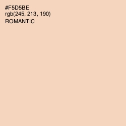 #F5D5BE - Romantic Color Image