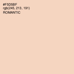 #F5D5BF - Romantic Color Image