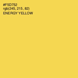 #F5D752 - Energy Yellow Color Image