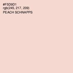 #F5D9D1 - Peach Schnapps Color Image