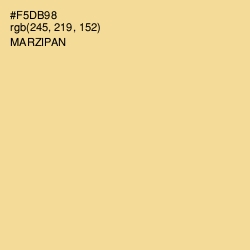 #F5DB98 - Marzipan Color Image