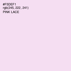 #F5DEF1 - Pink Lace Color Image