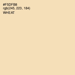 #F5DFB8 - Wheat Color Image