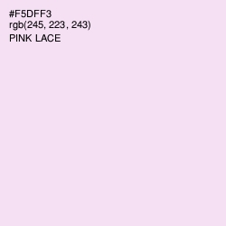 #F5DFF3 - Pink Lace Color Image