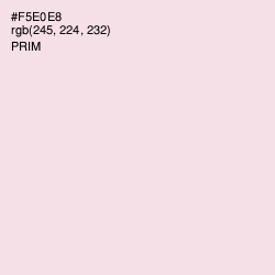 #F5E0E8 - Prim Color Image