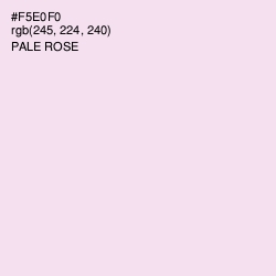 #F5E0F0 - Pale Rose Color Image