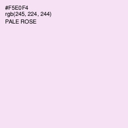 #F5E0F4 - Pale Rose Color Image