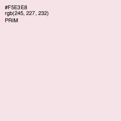 #F5E3E8 - Prim Color Image