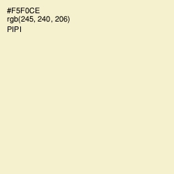 #F5F0CE - Pipi Color Image