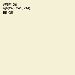 #F5F1D6 - Beige Color Image