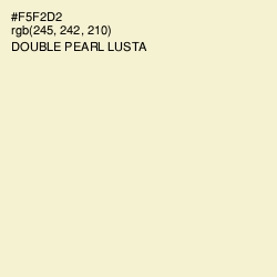 #F5F2D2 - Double Pearl Lusta Color Image