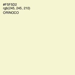 #F5F5D2 - Orinoco Color Image