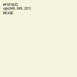 #F5F5DD - Beige Color Image