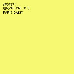 #F5F871 - Paris Daisy Color Image