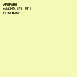 #F5F9B5 - Shalimar Color Image