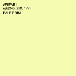 #F5FAB1 - Pale Prim Color Image