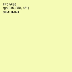 #F5FAB5 - Shalimar Color Image