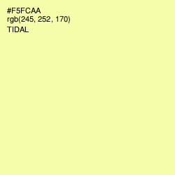 #F5FCAA - Tidal Color Image