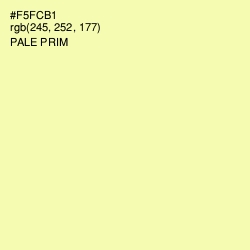 #F5FCB1 - Pale Prim Color Image