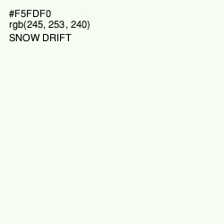 #F5FDF0 - Snow Drift Color Image