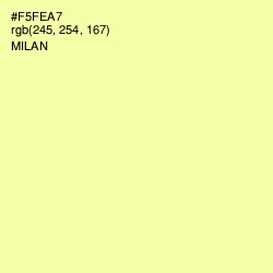 #F5FEA7 - Milan Color Image