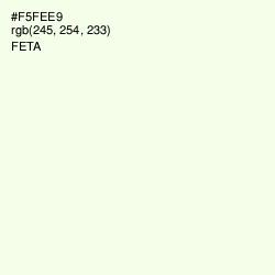 #F5FEE9 - Feta Color Image