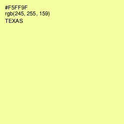 #F5FF9F - Texas Color Image